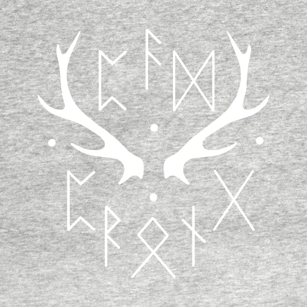 Pad&Prong Taxidermy "Runes" Logo (Reversed) by DarkArtsnCrafts